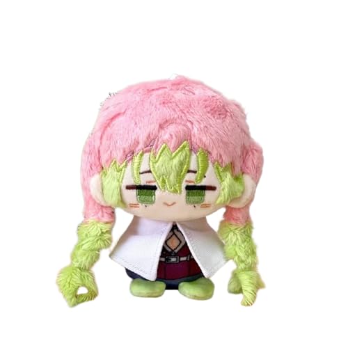 Anime-Plüschfiguren, 12 cm, niedliches Kamado Tanjiro/Kamado Nezuko/Rengoku Kyoujurou, weiches gefülltes Mini-Kissen, Anime-Figur, Anhänger, Taschenzubehör von Anjinguang