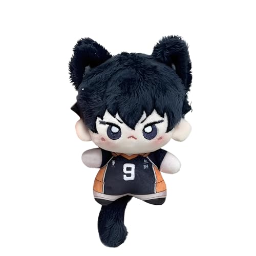 Anime Plushies Hinata Shoyo/Tsukishima Ke/Tobio Kageyama Plüschfiguren, 10 cm, weiche Stoffpuppe, Mini-Umarmungskissen, Tasche, Dekoration, Anhänger, Sammlerstück, Geschenk Anime Plushies Hinata Shoyo/Tsukishima Ke/Tobio Kageyama Plüschfiguren, 10 cm, weiche Stoffpuppe, Mini-Umarmungskissen, Tasche, Dekoration, Anhänger, Sammlerstück, Geschenk von Anjinguang