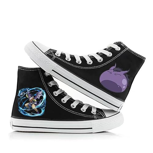 Anime That Time I Got Reincarnated as a Slime Canvas Shoes for Unisex Couple Rimuru High Top Sneakers Cartoon Shoes Casual Lace up Outdoor Sports Trainers Anime That Time I Got Reincarnated as a Slime Canvas Shoes for Unisex Couple Rimuru High Top Sneakers Cartoon Shoes Casual Lace up Outdoor Sports Trainers von Anjinguang