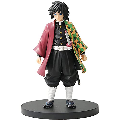 Anjinguang 1617 cm große Tomioka Giyuu Figur CharakterModell SpielzeugDekoration AnimeCharaktere Kuchendekoration Erntedankfest Weihnachten Geburtstagsgeschenk für Kinder Jungen und Mädchen von Anjinguang