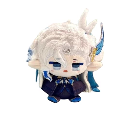 Anjinguang Anime Furina Plüschfigur, 12 cm, Lynette/Citlali/Yae Miko/Hu Tao, weich gefüllt, Mini-Umarmungskissen, Brieftaschen-Anhänger, Schultaschen-Zubehör von Anjinguang