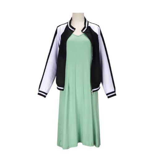 Anjinguang Anime Hiroi Kikuri Cosplay-Schuluniformjacke, grünes Kleid, Halloween-Kostüm, Erwachsenenkostüm-Outfit Anjinguang Anime Hiroi Kikuri Cosplay-Schuluniformjacke, grünes Kleid, Halloween-Kostüm, Erwachsenenkostüm-Outfit von Anjinguang