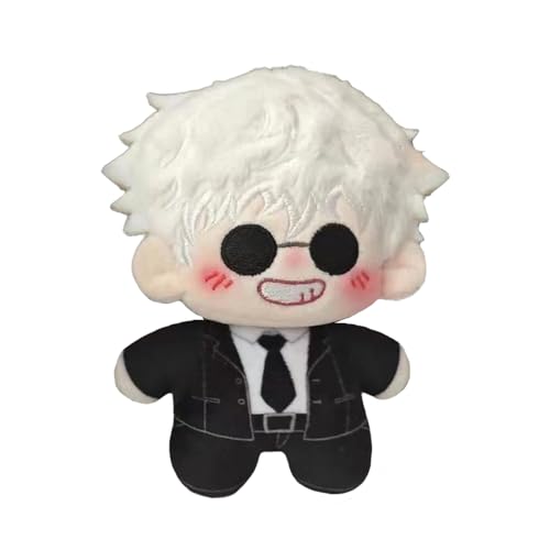 Anjinguang Anime JJK Plüschfiguren, 12 cm, niedlich, Gojo, Satoru, Geto, Suguru, weich, gefüllte Figur, Anhänger, Tasche, Zubehör, Zuhause, Sofa, Dekoration, Geschenke Anjinguang Anime JJK Plüschfiguren, 12 cm, niedlich, Gojo, Satoru, Geto, Suguru, weich, gefüllte Figur, Anhänger, Tasche, Zubehör, Zuhause, Sofa, Dekoration, Geschenke von Anjinguang