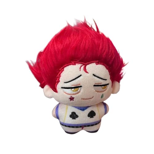 Anjinguang Anime Plüschfiguren, 10 cm, Hisoka/Illumi Zaoldyck, weich, gefüllt, Mini-Umarmungskissen, Brieftaschen-Anhänger, Schultaschen-Zubehör Anjinguang Anime Plüschfiguren, 10 cm, Hisoka/Illumi Zaoldyck, weich, gefüllt, Mini-Umarmungskissen, Brieftaschen-Anhänger, Schultaschen-Zubehör von Anjinguang