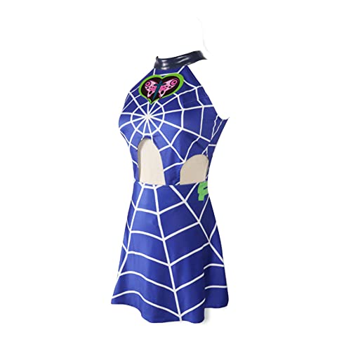 Anjinguang Cujoh Jolyne Cosplay Kostüm JJBA Cosplay Outfit Stein Ozean Anime Umhang Halloween Karneval Party Uniform von Anjinguang
