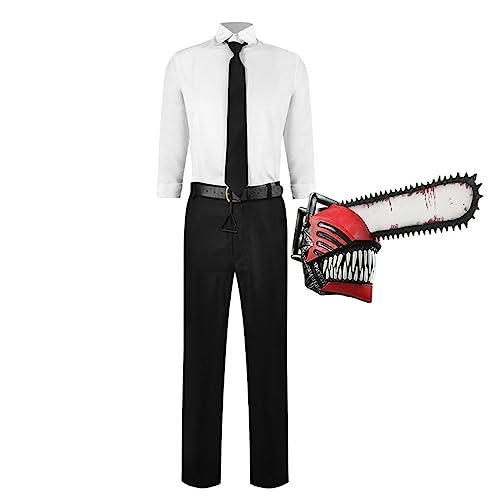 Anjinguang Denji Cosplay-Kostüm, Anime-Denji-Kostüm, Uniform, Jacke, Hemd, Anzug, Halloween-Kostüm für Herren, Teenager Anjinguang Denji Cosplay-Kostüm, Anime-Denji-Kostüm, Uniform, Jacke, Hemd, Anzug, Halloween-Kostüm für Herren, Teenager von Anjinguang