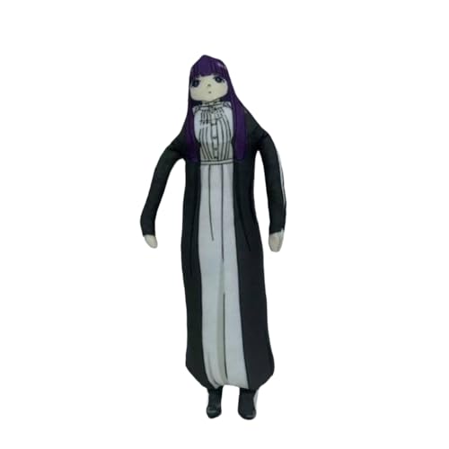 Anjinguang Frieren Plüsch-Anime-Figur, drehbar, Motiv: Frieren Farn Stark, Actionfigur, biegbare Puppe, gefüllte Kissenfigur, Heimdekoration, Sofa-Dekoration, 26 cm von Anjinguang