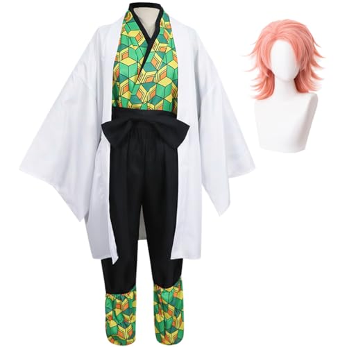 Anjinguang Makomo Sabito Cosplay Kostüm Anime Halloween Makomo Sabito Kimono Outfit Rollenspiel Uniform für Männer Frauen Anjinguang Makomo Sabito Cosplay Kostüm Anime Halloween Makomo Sabito Kimono Outfit Rollenspiel Uniform für Männer Frauen von Anjinguang