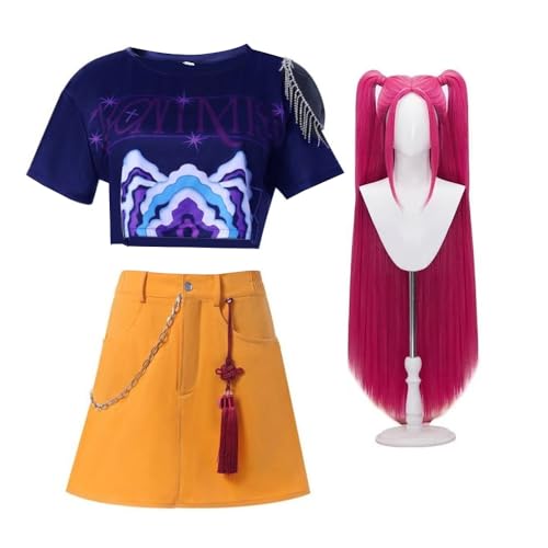 Anjinguang Mira Cosplay Kostüm, Anime Charakter Zoey/Mira Cosplay Mädchen Gruppe Bühnenaufführung Kostüm Set Halloween Karneval Party Outfits Anjinguang Mira Cosplay Kostüm, Anime Charakter Zoey/Mira Cosplay Mädchen Gruppe Bühnenaufführung Kostüm Set Halloween Karneval Party Outfits von Anjinguang