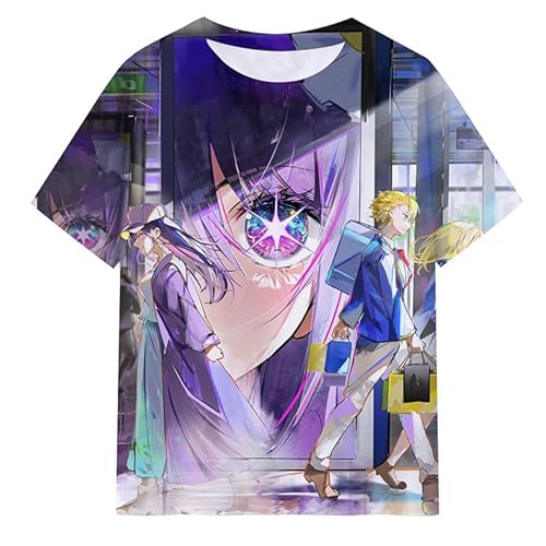 Anjinguang Oshi No Ko T-Shirt, Anime-T-Shirt, Mädchen, Jungen, Hoshino Ai, Cosplay, Kostüm, bedruckt, kurzärmelig, Manga-Pullover, Tops, Kinder, Sommer, lässiges T-Shirt Anjinguang Oshi No Ko T-Shirt, Anime-T-Shirt, Mädchen, Jungen, Hoshino Ai, Cosplay, Kostüm, bedruckt, kurzärmelig, Manga-Pullover, Tops, Kinder, Sommer, lässiges T-Shirt von Anjinguang