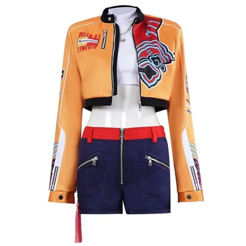Anjinguang Rumi Cosplay Kostüm, Anime Charakter Zoey/Mira Cosplay Mädchen Gruppe Bühnenaufführung Kostüm Set Halloween Karneval Party Outfits Anjinguang Rumi Cosplay Kostüm, Anime Charakter Zoey/Mira Cosplay Mädchen Gruppe Bühnenaufführung Kostüm Set Halloween Karneval Party Outfits von Anjinguang