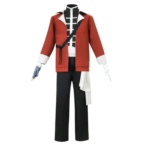 Anjinguang Stark Cosplay Costume Frieren: Beyond Journey's End Cosplay Outfit Anime Character Stark Cosplay Uniform Jacket Trousers Halloween Comic Show Carnival Party Clothing Suit von Anjinguang