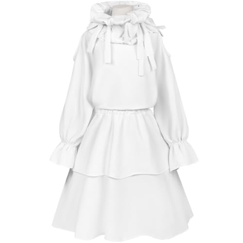 Anjinguang Sua Cosplay Kostüm Anime Sua Cosplay Weiße Kleider Uniform Komplettes Set Halloween Karneval Party Uniform für Frauen Anjinguang Sua Cosplay Kostüm Anime Sua Cosplay Weiße Kleider Uniform Komplettes Set Halloween Karneval Party Uniform für Frauen von Anjinguang