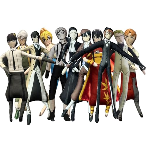 BSD Plüschfigur Dazai Osamu/Nakahara Chuuya weiche Figur, drehbar, Anime-Plüsch, 28 cm, Cartoon-Plüschpuppe, Wurfkissen, Heimdekoration, Geschenke BSD Plüschfigur Dazai Osamu/Nakahara Chuuya weiche Figur, drehbar, Anime-Plüsch, 28 cm, Cartoon-Plüschpuppe, Wurfkissen, Heimdekoration, Geschenke von Anjinguang