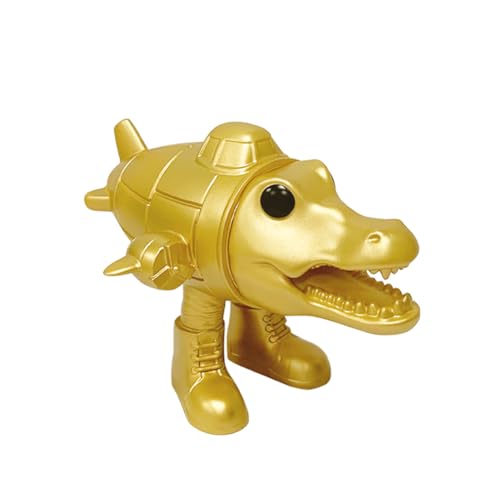 Brainrot Animals Goldene Figur Tung Tung Tung Sahur Actionfigur Tralalelo Tralala 3D Gedruckt Cartoon Figur PVC Modell Kreative Wohnkultur Sammlung Geschenk von Anjinguang