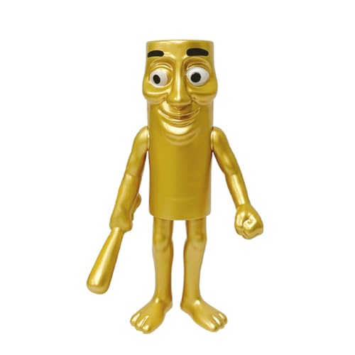 Brainrot Animals Goldene Figur Tung Tung Tung Sahur Actionfigur Tralalelo Tralala 3D Gedruckt Cartoon Figur PVC Modell Kreative Wohnkultur Sammlung Geschenk von Anjinguang