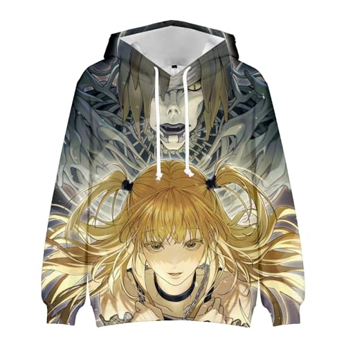 Death Note Anime Print Hoodie L Jungen Mädchen Herbst Jacke Sweatshirt Sweatshirt Weihnachten Geschenk von Anjinguang