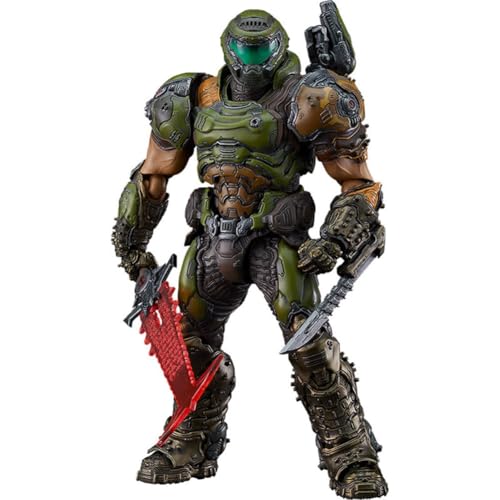 Doom Slayer-Figur, 16 cm, Super-Action-Statue, stehende Pose, bewegliche Gelenke, Charaktermodell mit Zubehör, Sammlerstück, Desktop-Ornamente Doom Slayer-Figur, 16 cm, Super-Action-Statue, stehende Pose, bewegliche Gelenke, Charaktermodell mit Zubehör, Sammlerstück, Desktop-Ornamente von Anjinguang