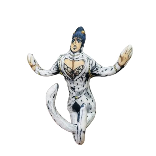 JJBA Plüschfigur Giorno Giovanna Plüschfigur, drehbar, Anime-Plüsch, 28 cm, lustiges Cartoon-Plüschkissen, Heimdekoration, Geschenke von Anjinguang