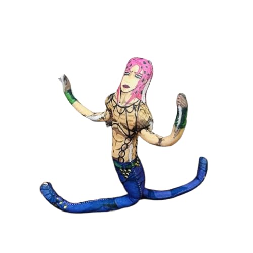 JJBA Plüschfigur Giorno Giovanna Plüschfigur, drehbar, Anime-Plüsch, 28 cm, lustiges Cartoon-Plüschkissen, Heimdekoration, Geschenke von Anjinguang