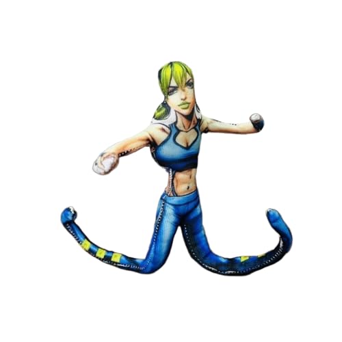 JJBA Plüschfigur Giorno Giovanna Plüschfigur, drehbar, Anime-Plüsch, 28 cm, lustiges Cartoon-Plüschkissen, Heimdekoration, Geschenke von Anjinguang