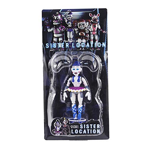 Kids Toys Five Ni-ghts Ballora bewegliche Actionfiguren – 14 cm FNAF Schwester Location Pizzeria Simulator Actionfigur Spielzeug mit Lichtern, Animatronics Vinyl Sammlerstück Spielzeug Kids Toys Five Ni-ghts Ballora bewegliche Actionfiguren – 14 cm FNAF Schwester Location Pizzeria Simulator Actionfigur Spielzeug mit Lichtern, Animatronics Vinyl Sammlerstück Spielzeug von Anjinguang