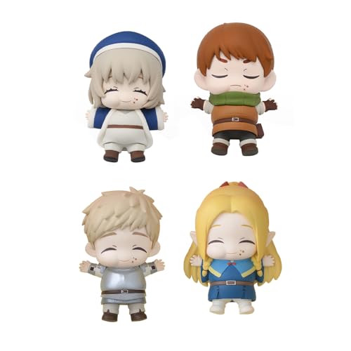Marcille Donato Figur, Anime Laios Touden Figur, 4 Stück, niedliche Cartoon-Actionfigur, Statue, niedliche Party-Kuchenaufsatz, Desktop-Dekoration, Sammlerstücke Marcille Donato Figur, Anime Laios Touden Figur, 4 Stück, niedliche Cartoon-Actionfigur, Statue, niedliche Party-Kuchenaufsatz, Desktop-Dekoration, Sammlerstücke von Anjinguang