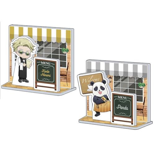 Mini Gojo Satoru/Fushiguro Megumi Acryl Figur,Anime Stand Figuren Modell Platte, Stehende Action Figur Double-Sided Desktop Ornament Display Figurine Manga Merch Geschenk 8cm Mini Gojo Satoru/Fushiguro Megumi Acryl Figur,Anime Stand Figuren Modell Platte, Stehende Action Figur Double-Sided Desktop Ornament Display Figurine Manga Merch Geschenk 8cm von Anjinguang