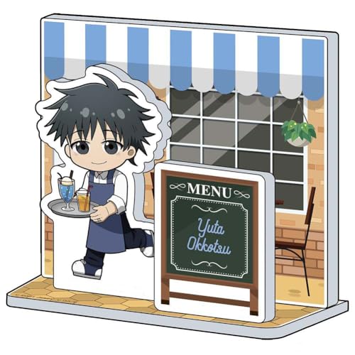 Mini Gojo Satoru/Fushiguro Megumi Acryl Figur,Anime Stand Figuren Modell Platte, Stehende Action Figur Double-Sided Desktop Ornament Display Figurine Manga Merch Geschenk 8cm Mini Gojo Satoru/Fushiguro Megumi Acryl Figur,Anime Stand Figuren Modell Platte, Stehende Action Figur Double-Sided Desktop Ornament Display Figurine Manga Merch Geschenk 8cm von Anjinguang