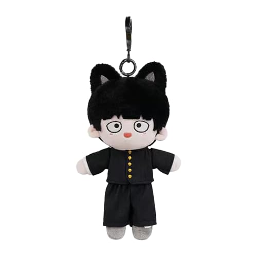 Mob Plüsch Kageyama Shigeo Plüsch Reigen Arataka Anime Figur Plüschfigur Plüschtier Anhänger Stoffpuppe mit Kleidung (abnehmbar) Niedlicher Cartoon-Taschenanhänger Kühlschrankmagnet Dekor von Anjinguang