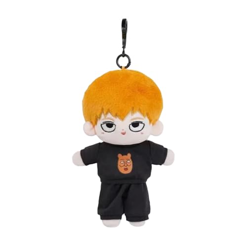 Mob Plüsch Kageyama Shigeo Plüsch Reigen Arataka Anime Figur Plüschfigur Plüschtier Anhänger Stoffpuppe mit Kleidung (abnehmbar) Niedlicher Cartoon-Taschenanhänger Kühlschrankmagnet Dekor von Anjinguang