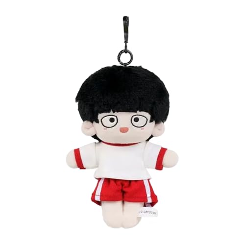 Mob Plüsch Kageyama Shigeo Plüsch Reigen Arataka Anime Figur Plüschfigur Plüschtier Anhänger Stoffpuppe mit Kleidung (abnehmbar) Niedlicher Cartoon-Taschenanhänger Kühlschrankmagnet Dekor von Anjinguang