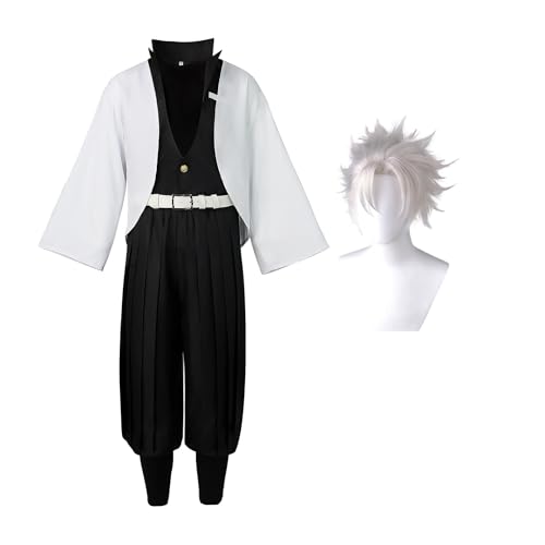 Shinazugawa Sanemi Cosplay Kostüm Japanische Anime Kimono Uniform Komplettes Set Halloween Karneval Party Spiel Verkleidung für Damen Herren Shinazugawa Sanemi Cosplay Kostüm Japanische Anime Kimono Uniform Komplettes Set Halloween Karneval Party Spiel Verkleidung für Damen Herren von Anjinguang