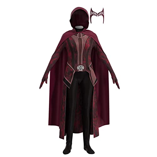 Wanda Vision Cosplay Anzug Full Suit Verkleidung Kostüm Halloween Party Paar Cosplay Bühnenaufführung Kostüme von Anjinguang