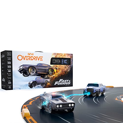 Anki 000-00068 Overdrive Fast und Furious Edition,App-gesteuertes Autorennbahn-Set, für 1- 4 Spieler,mehrfarbig von Anki