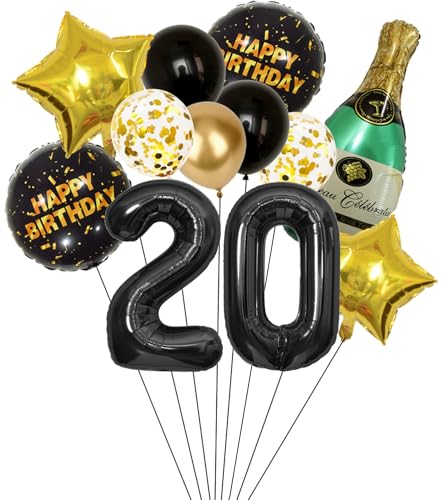 Anlgdi Folienballon Champagne Deko, Luftballon 20. Geburtstag Deko Frau, Geburtstagsdeko 20 Jahre Frauen, Helium Ballon Champagner Flasche Bier Happy Birthday Deko für 20. Geburtstag Party Deko Anlgdi Folienballon Champagne Deko, Luftballon 20. Geburtstag Deko Frau, Geburtstagsdeko 20 Jahre Frauen, Helium Ballon Champagner Flasche Bier Happy Birthday Deko für 20. Geburtstag Party Deko von Anlgdi