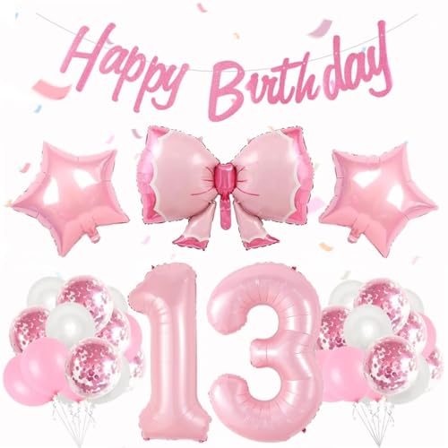 Anlgdi Geburtstagsdeko 3 Jahre, Luftballons 3. Geburtstag Dekoration, Folienballon Zahl 13, Deko 2. Geburtstag Mädchen 13 Jahre, Luftballons Anlgdi Geburtstagsdeko 3 Jahre, Luftballons 3. Geburtstag Dekoration, Folienballon Zahl 13, Deko 2. Geburtstag Mädchen 13 Jahre, Luftballons von Anlgdi