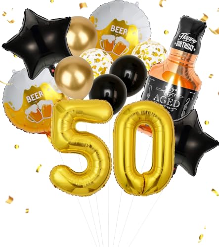 Anlgdi Folienballon Whiskey Deko, Luftballon 50. Geburtstag Deko Mann, Geburtstagsdeko 50 Jahre Manner Frauen, Helium Ballon Whiskey Bierglas Happy Birthday Deko für 50. Geburtstag Manner Party Deko Anlgdi Folienballon Whiskey Deko, Luftballon 50. Geburtstag Deko Mann, Geburtstagsdeko 50 Jahre Manner Frauen, Helium Ballon Whiskey Bierglas Happy Birthday Deko für 50. Geburtstag Manner Party Deko von Anlgdi