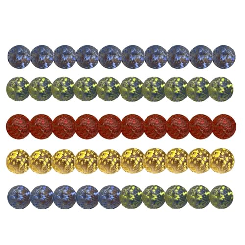 Anloximt 50 Stück Kleine Glasmurmeln - Murmelspiel Kinder - 16mm Bunte Murmeln - Für Sportspielzeug Und Outdoor, Deko Murmeln, Murmelspiel Kinder, Glasmurmeln Bunt Für Pflanzen Dekoration Anloximt 50 Stück Kleine Glasmurmeln - Murmelspiel Kinder - 16mm Bunte Murmeln - Für Sportspielzeug Und Outdoor, Deko Murmeln, Murmelspiel Kinder, Glasmurmeln Bunt Für Pflanzen Dekoration von Anloximt