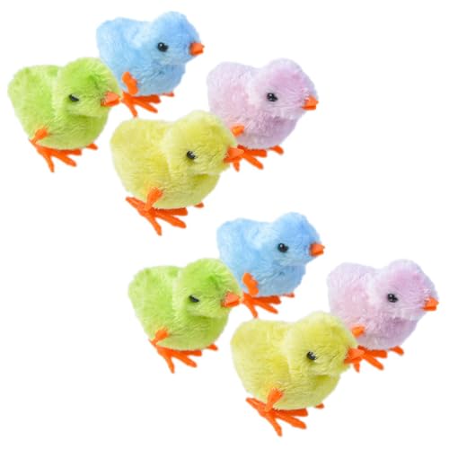 Anloximt 8 Stück Küken Aufziehbares Spielzeug - Ostern Aufzieh Huhn - Huhn Kuscheltier - Osterküken Deko - Osterdeko Küken - Osterkorb Füllstoffe Und Kindergeburtstage Anloximt 8 Stück Küken Aufziehbares Spielzeug - Ostern Aufzieh Huhn - Huhn Kuscheltier - Osterküken Deko - Osterdeko Küken - Osterkorb Füllstoffe Und Kindergeburtstage von Anloximt