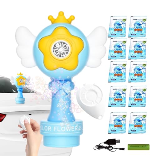Anloximt Bubble Maker Für Kinder - Outdoor Seifenblasenmaschine - Wiederaufladbarer Schaumsprinkler Mit LED Beleuchtung Batteriebetrieben Für Badewanne Gartenpartys Feierlichkeiten Veranstaltungen Anloximt Bubble Maker Für Kinder - Outdoor Seifenblasenmaschine - Wiederaufladbarer Schaumsprinkler Mit LED Beleuchtung Batteriebetrieben Für Badewanne Gartenpartys Feierlichkeiten Veranstaltungen von Anloximt