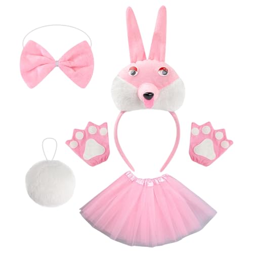 Anloximt Osterhasenohren, Hasenkostüm Kinder | Hasenohren und Schwanz - Bequeme verstellbare Kaninchenkleidung für Osterfeiern Halloween -Partys Cosplay -Events Anloximt Osterhasenohren, Hasenkostüm Kinder | Hasenohren und Schwanz - Bequeme verstellbare Kaninchenkleidung für Osterfeiern Halloween -Partys Cosplay -Events von Anloximt