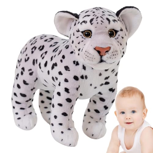Anloximt Tiger-Plüschtier, Stofftier-Tiger-Puppe,Niedliches Tiger-Plüschtier | Zoo-Wurfkissen, Tier-Wild-Stoffpuppe für Schlafzimmer und Sofa von Anloximt