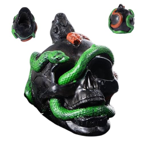 Anloximt Todesschrei-Pfeife, Halloween Totenkopf Schlange Kreischende Todespfeife, Furchterregendes Scherzartikel Für Gruselhaus Kostümpartys Anloximt Todesschrei-Pfeife, Halloween Totenkopf Schlange Kreischende Todespfeife, Furchterregendes Scherzartikel Für Gruselhaus Kostümpartys von Anloximt