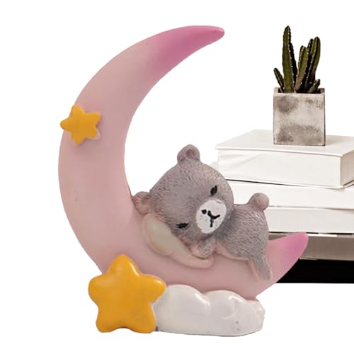 Anloximt - und Mondkuchentopper, Bär schlafen auf Mondkuchen Topper - Harzfigur Wohnkultur | Desktop Mondstatue -Orament für Babyparty, Harz -Figur -Kuchendekoration Anloximt - und Mondkuchentopper, Bär schlafen auf Mondkuchen Topper - Harzfigur Wohnkultur | Desktop Mondstatue -Orament für Babyparty, Harz -Figur -Kuchendekoration von Anloximt