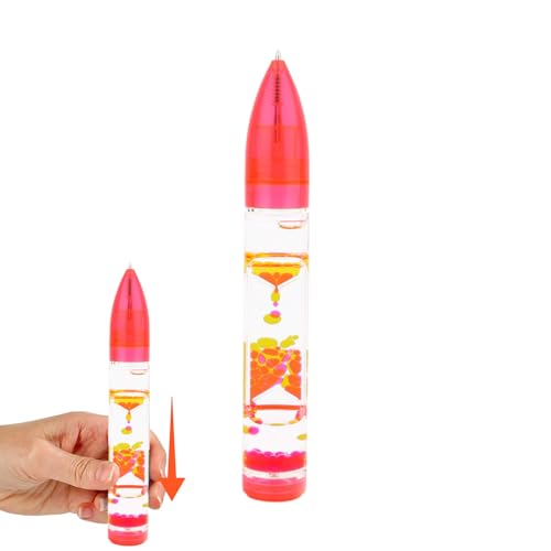 Liquid Motion Bubbler Spielzeug Stifte - Flüssig Timer Stifte - Bunte Liquid Timer Stifte – Ideal Für Angst Und Stressabbau, Rot Liquid Motion Bubbler Spielzeug Stifte - Flüssig Timer Stifte - Bunte Liquid Timer Stifte – Ideal Für Angst Und Stressabbau, Rot von Anloximt