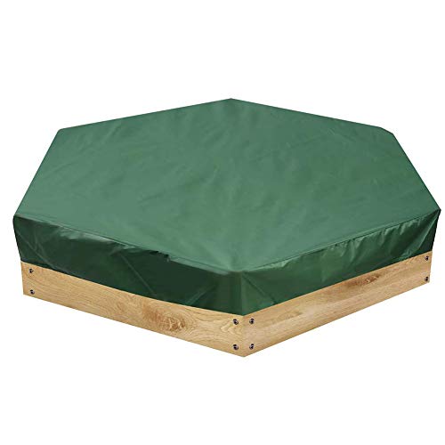 Sandkasten-Abdeckung, Schutz, Anti-UV, Terrasse, Oxford-Tuch mit Kordelzug, Abdeckplane, staubdicht, wasserdicht, Baldachin, Zubehör, Kinderspielzeug, Garten, Sechseck, Grün, Outdoor Sandkasten-Abdeckung, Schutz, Anti-UV, Terrasse, Oxford-Tuch mit Kordelzug, Abdeckplane, staubdicht, wasserdicht, Baldachin, Zubehör, Kinderspielzeug, Garten, Sechseck, Grün, Outdoor von Anna822