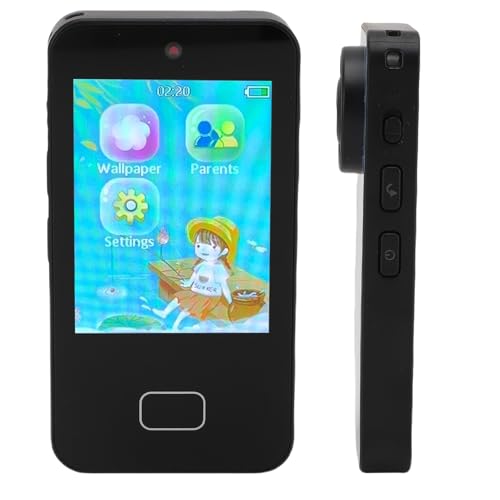 Annadue Kids Smartphone, 2,8 "Touchscreen HD HD Dual Camera Kids Toys Toys Handy, Kleinkind Lernen Spielzeug Telefon, Vorschullernausbildung Spielzeug für 3-10 Jahre Alt (Black) von Annadue