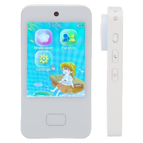 Annadue Kids Smartphone, 2,8 "Touchscreen HD HD Dual Camera Kids Toys Toys Handy, Kleinkind Lernen Spielzeug Telefon, Vorschullernausbildung Spielzeug für 3-10 Jahre Alt (White) von Annadue