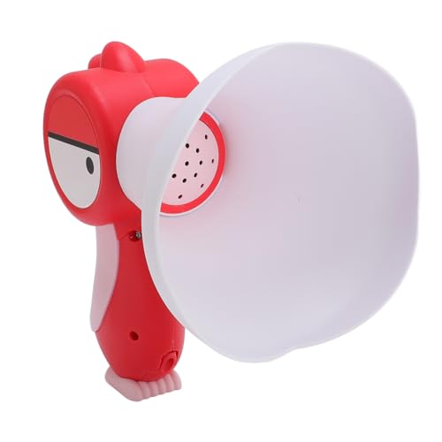 Annadue Megaphone Bullhorn, Tragbares Lustiges Sprachwechslerhorn mit Mehreren Sprachffekten, Ergonomischem Anti Schlupf Griff, Cartoon Vogel Design, für Streichgeschenke von Annadue